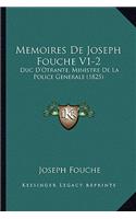 Memoires De Joseph Fouche V1-2