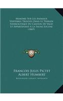 Memoire Sur Les Animaux Vertebres Trouves Dans Le Terrain Siderolitique Du Canton De Vaud Et Appartenant A La Faune Eocene (1869)