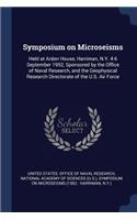 Symposium on Microseisms