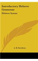 Introductory Hebrew Grammar
