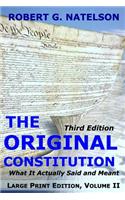 The Original Constitution, Volume II
