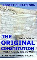 Original Constitution, Volume II