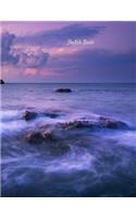 Sketch Book: Beach Sunrise Themed Personalized Artist Sketchbook For Drawing and Creative Doodling
