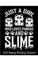 Just A Girl Who Loves Pandas And Slime Pandas