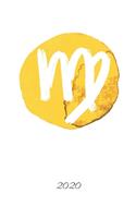 Virgo 2020 diary - A5 diary week to view - Monthly overview - Monthly and weekly top 3 things to do - Week by week planner -150 pages - Star Sign/Horoscope design