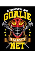 Behind Every Good Goalie Is An Empty Net: Behind Every Good Goalie Is An Empty Net Lacrosse 2020-2021 Weekly Planner & Gratitude Journal (110 Pages, 8" x 10") Blank Sections For Writing Dail