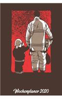Wochenplaner 2020: Wochenplaner zum notieren, organisieren und planen ca. DIN A5 6x9. Kalender / Terminkalender / Monats- / Tagesübersicht / Kontakt- / Geburtstags lis
