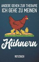 Therapie Hühner Notizbuch