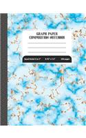 Graph Paper Composition Notebook: Marble Graph Paper Notebook Quad Ruled 5x5 Composition Book 100 pages Drawing, Writing Notes, Journaling, List Making, Creative Writing, School Note