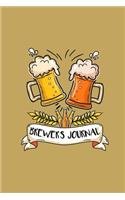 Brewers Journal: Beer Brewing Logbook and Recipe Journal