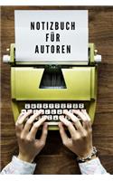 Notizbuch für Autoren