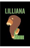 Lilliana: Journal (Diary, Notebook) Personalized Custom Name Alphabet Lion Birthday Gift for Girls