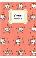Onze Score Sheets: A pad of scoresheets: Perfect for scorekeeping: Cat pattern cover