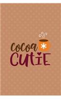 Cocoa Cutie: All Purpose 6x9 Blank Lined Notebook Journal Way Better Than A Card Trendy Unique Gift Coral Points Hot Chocolate