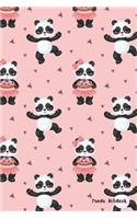 Panda Notebook: Notebook Journal College Ruled Blank Lined (6 x 9) Small Composition Book Planner Diary Softback Cover Panda Lover Gifts for Girls Kids