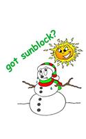 Funny Christmas Composition Book Melting Snowman Got Sunblock 130 Pages: (Notebook, Diary, Blank Book)(Christmas Season Winter Holiday Composition Books Notebooks)