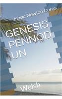 Genesis Pennod Un: Welsh