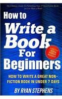 How To Write A Book For Beginners