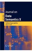 Journal on Data Semantics X: (English)