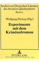 Experimente Mit Dem Kriminalroman