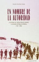 En nombre de la autoridad. .
