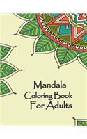Mandala Coloring Book For Adults