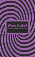 Chaos Control (Purple) Monthly Calendar, Habit Tracker and Daily To-Do List Pages: Productivity Tool for Time Management and Organization of Tasks (8x10, 160pgs)