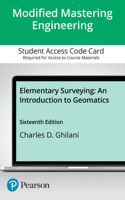 Modified Mastering Engineering with Pearson Etext -- Standalone Access Card -- For Elementary Surveying: An Introduction to Geomaticsr
