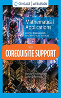 Webassign with Corequisite Support for Harshbarger/Reynolds/Karr/Massey's Mathematical Applications for the Management, Life, and Social Sciences, Single-Term Printed Access Card