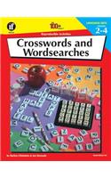 Crosswords and Wordsearches, Grades 2-4