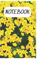 Notebook: Beautiful Daffodil Notebook/Journal for Adults/Children Flowers Lovers to Writing (6x9 Inch. 15.24x22.86 cm.) College Ruled Lined Paper 120 Blank Pa