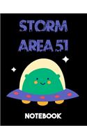 Storm Area 51 Notebook