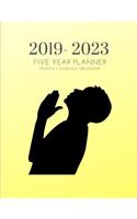 2019-2023 Five Year Planner God Gratitude Monthly Schedule Organizer: 60 Months Calendar; Agenda Appointment Diary; Mindfulness Journal With Address Book, Julian Dates & Inspirational Quotes