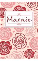 Marnie: Personalised Notebook / 120 Lined Pages / Perfect for journaling and writing notes.