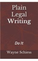 Plain Legal Writing