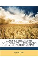 Cours De Philosophie Positive