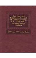 Gazetteer and Biographical Record of Genesee County, N.Y., 1788-1890