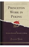 Princeton Work in Peking (Classic Reprint): (English)