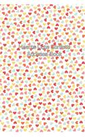 Hearts Cute Confetti Address Book
