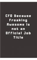 CFO Because Freaking Awesome is not an Official Job Title