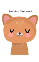 Baby's First Year Journal