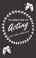Acting Notebook Black&White Cover