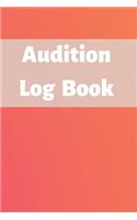 Audition Log Book