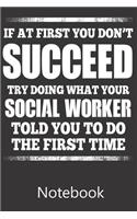 If at First you Don't Succeed Try Doing What Your Social Worker Told You To Do The First Time