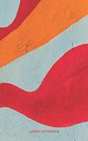 Lined Notebook: Wall Art 1 - Waves(2 Lna1s)