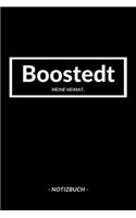 Boostedt: Notizbuch, Notizblock, Journal, Notebook 120 Seiten A5 - Punktraster - Deine Stadt, Notizen, Geschichten