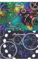 Time Continent: Cosmos Notebook, Journal, Diary, School, Rocket, Space And Astronomy, Notebook for Drawing and Writing