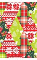 Merry Christmas Ugly Sweater Wrapping Paper Xmas 2 Notebook: Celebrating the holiday spirit while being organized!