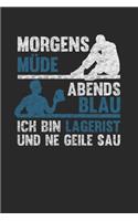 Morgens Müde Abends Blau - Ich bin Lagerist und ne geile Sau: Januar 2020 bis Dezember 2020 - Wochen- und Monatsplaner, Terminplaner, Kalender, Kontaktliste, Geburtstagsliste, Geschenkideen, Habit Tracker uvm.