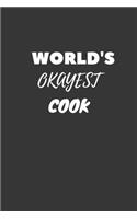 Cook Notebook: Lined Journal, 120 Pages, 6 x 9, Funny Dream Job, Starting New Career Gag Gift Journal Matte Finish